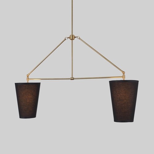 Lustre mural deux - abat-jour, en