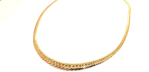 Collier maille anglaise - maille,