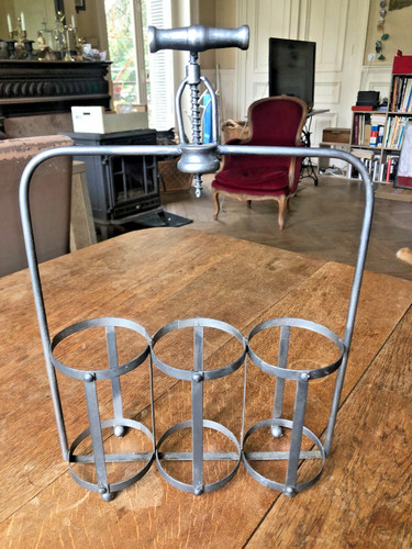 Rare porte bouteilles - porte-bouteilles, en