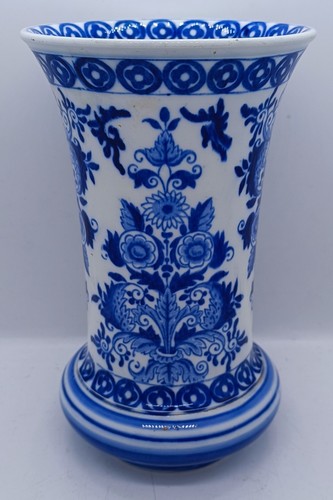 Ancien vase cornet faïence - vase,
