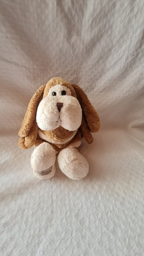 Doudou peluche chien beige - doudou,
