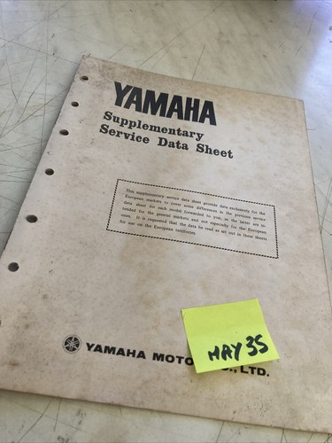 Yamaha tx750 250 - rd, at3f