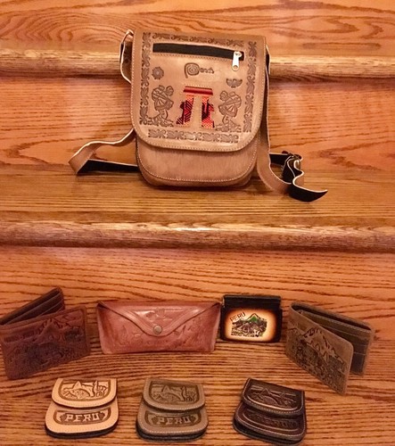 Peruvian leather purses - peruvian,