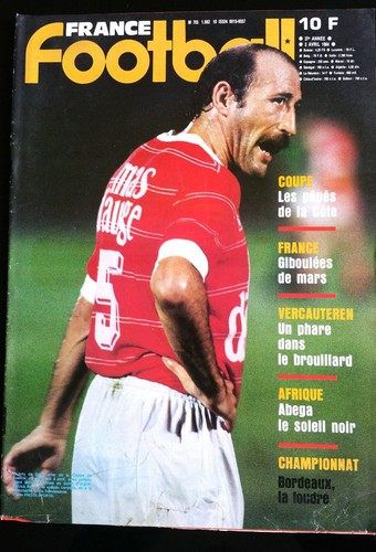 France football 4 1984 - football, 3/4/1984