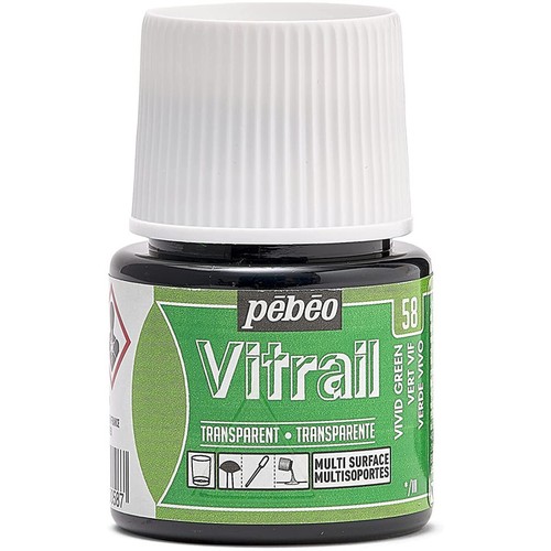 Peinture pour verre vitrail - pour,