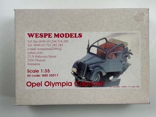 Wespe models opel olympia - wespe,
