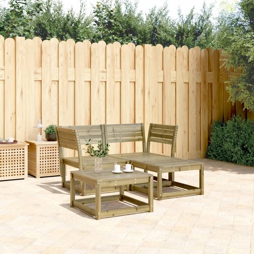 Salon jardin avec coussins - jardin,