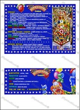 Gottlieb hot shots 1989 cartes - gottlieb,
