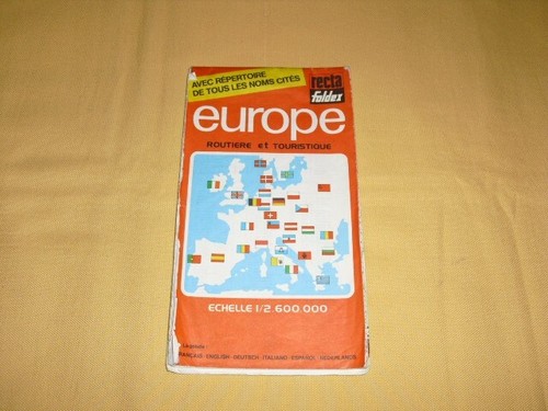 Europe carte routière - ,