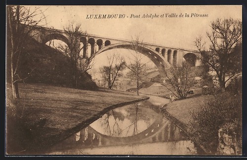 Cpa luxembourg pont adolphe - luxembourg,,
