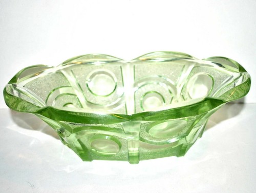 Coupe art deco verre moulé - en,