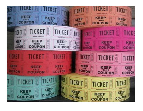 600 ticket cinéma fête - ticket,