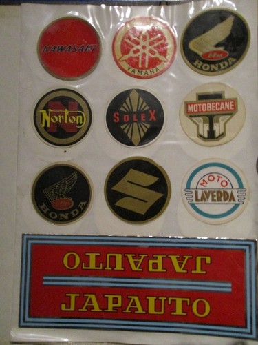 Autocollants moto - 10,
