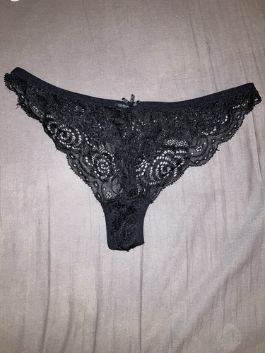 String femme dentelle - , noir