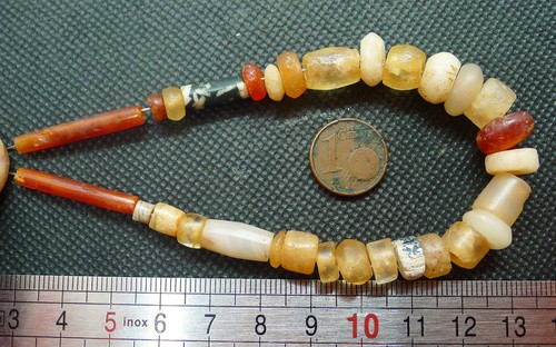 Lot perles agate - perles,