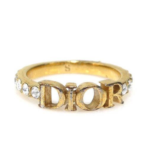 Auth christian dior ring gold - christian,
