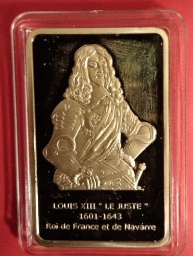 Lingot plaqué louis - , or