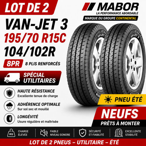 Pneus 195 r15c - 195/70,