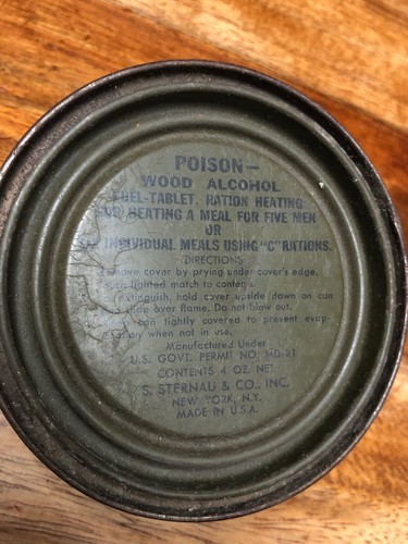 Combustible pour ration us - pour,