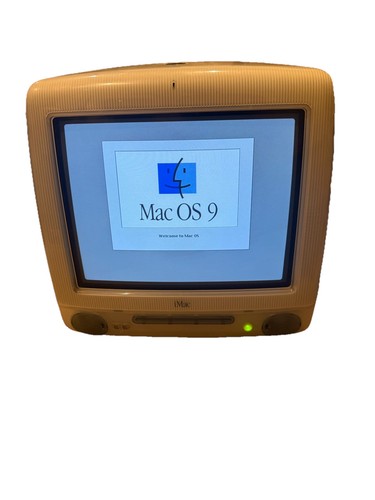Vintage apple imac blue - imac,
