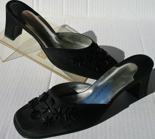 Chinese laundry black - chinese, heel
