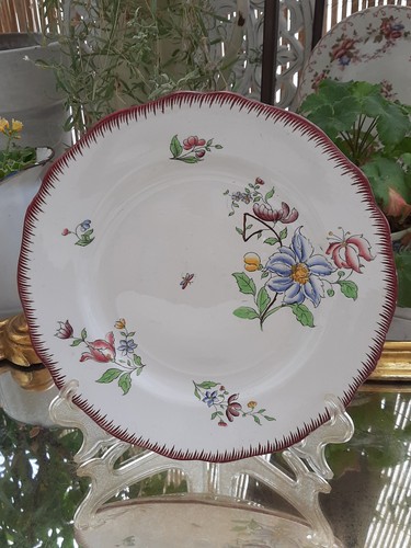 Assiette plate sarreguemines - plate,