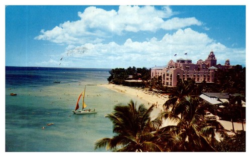 Carte postale hôtel - postale, l'hôtel