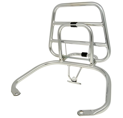 Support top case - chromé, pour