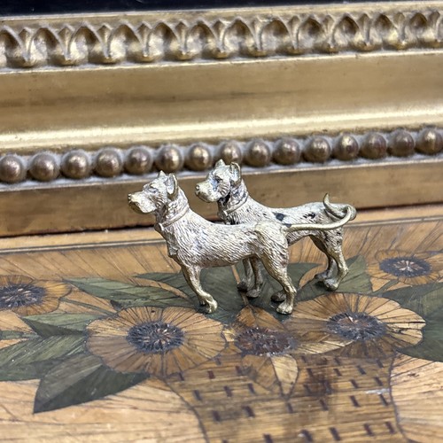 Ancien bronze vienne couple - ancien, de