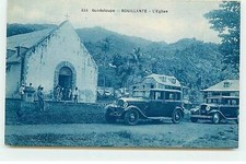 Guadeloupe - BOUILLANTE - L'Eglise - Automobiles