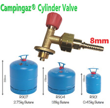 Campingaz Cylindre Valve Pour Butane 901, 904, 907 Camping-Car 8mm Outle