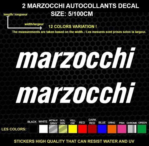 Marzocchi logo autocollant - 2,