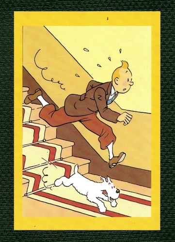 Postcard print hergé - postcard,