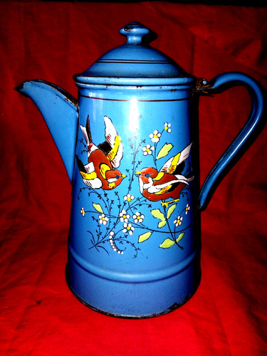 Ancienne cafetière métal - ancienne,