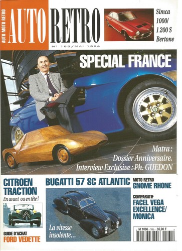 Auto moto retro 165 special - auto, n°165