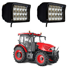 2 Pcs 6" Rectangulaire 45W