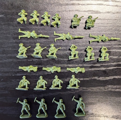 Lot figurines soldats 2eme - figurines,