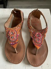 Sandales avec perles - Femme - Taille 36 - Bon état