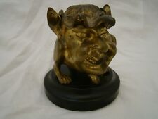 Encrier à tête de satyre ou