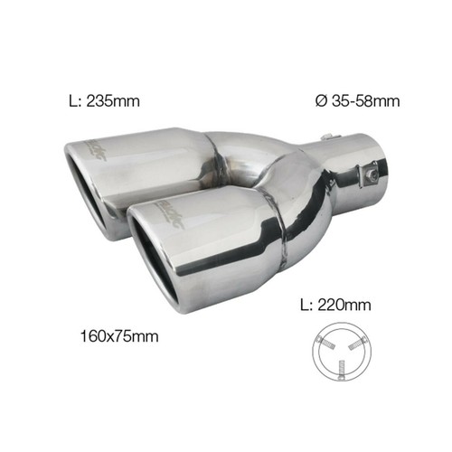 Double embout pot - embout, de