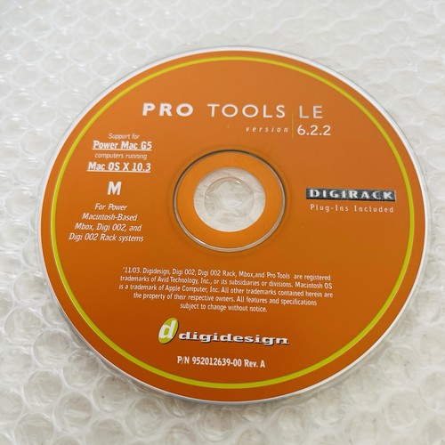 Digidesign pro tools - tools, 6.2.2