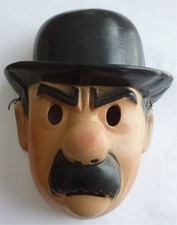 MASQUE CESAR de DUPOND 23x19cm - HERGE TINTIN - TBE