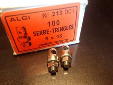2 SERRES TRINGLES ALGI 5x13mm MOBS MOTOBECANE MBK51 PEUGEOT 101 102 103..VELOS