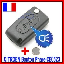 Coque PLIP Télécommande Pour CITROEN Picasso C2 C3 C4 C5 C6 3 Boutons CE0523