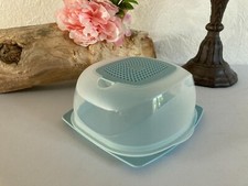 1024⚜️ Petite Cloche à Fromages Pour Camembert Tupperware en Plastique Bleu Ciel