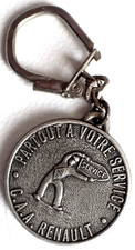 PORTE CLE METAL AUTOMOBILE RENAULT C.A.A.R SERVICE