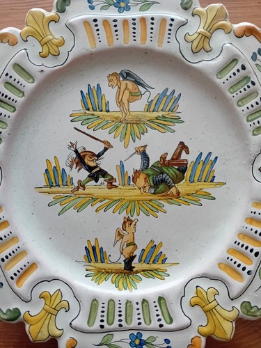 Assiette xviiie xixe - xviiie,