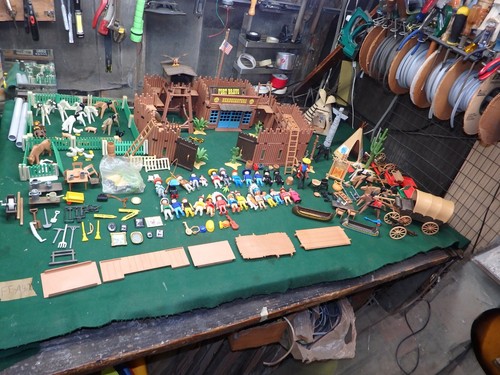 Vintage playmobil western - vintage, lot