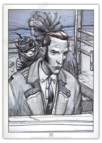 Affiche enki bilal - enki, transit