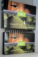 Le tour du monde en 365 photos spectaculaires (agenda avec spirale et socle pour